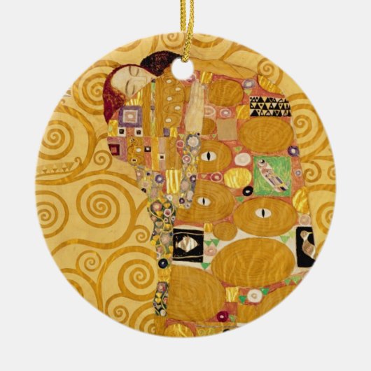 実現(Stocletのフリーズ) c.1905-09 セラミックオーナメント (正面)