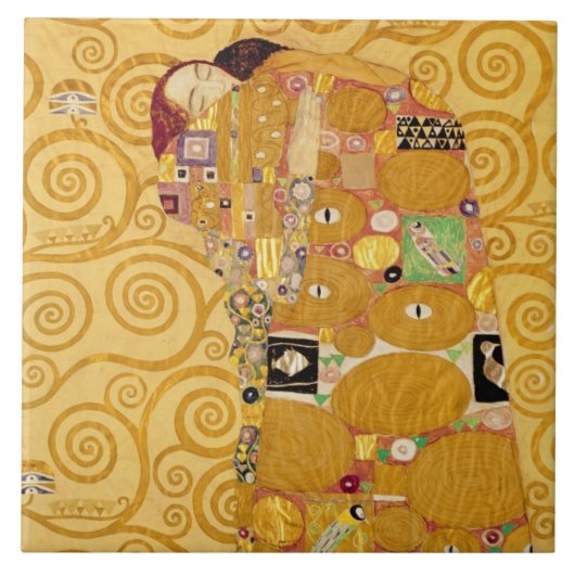 実現(Stocletのフリーズ) c.1905-09 タイル (正面)