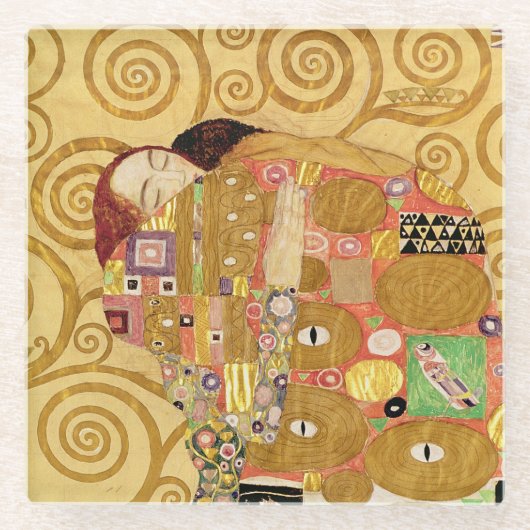 実現c.1905-09 2 ガラスコースター (正面)