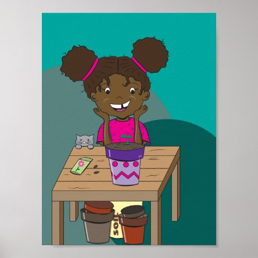 実生ポスター主演のハッピーガール ポスター (正面)