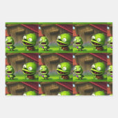 実生 ラッピングペーパーシート (正面)