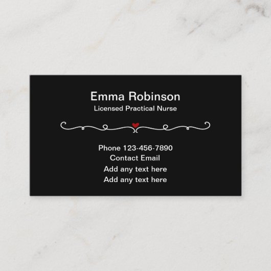 実用化ナース医療用名刺 名刺 (正面)