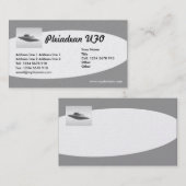 実用白金 – UFO 名刺 (正面/裏面)