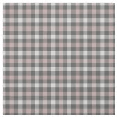 実用的なグレーとピンクの格子模様モダン新 ファブリック (見本)