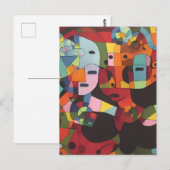 実用的な抽象的な言葉 – Ken Gage Art ポストカード (正面/裏面)