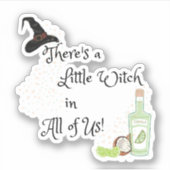 実用的な魔法インスパイアステッカー シール (正面)