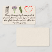 実用魔法魔女引用文秋インラブアニメ  名刺 (正面/裏面)