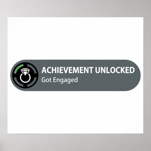 実績のロック解除得- 婚約した ポスター (正面)