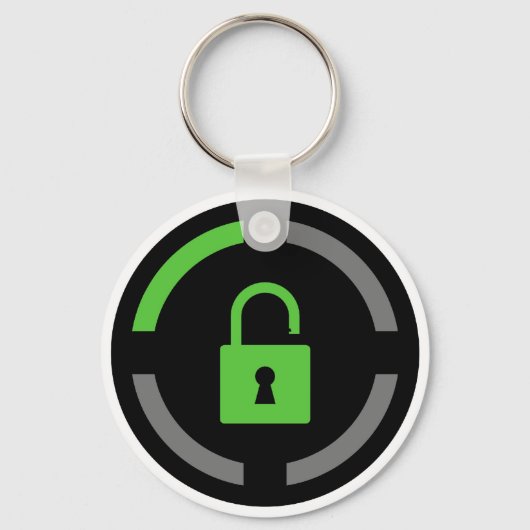 実績のロック解除 キーホルダー (正面)