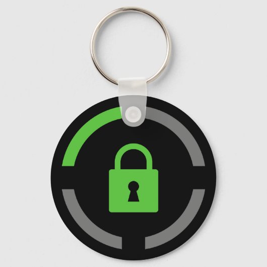 実績のロック キーホルダー (正面)