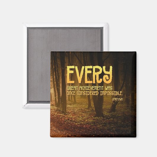 実績の感動的磁石 マグネット (正面/裏面)