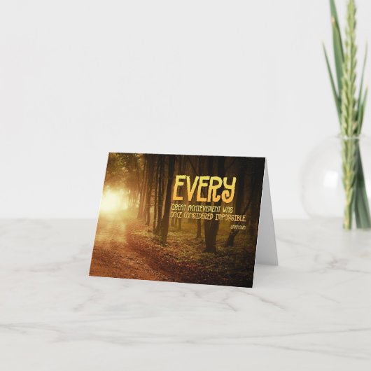 実績感動的メモカード カード (正面)