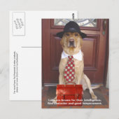 実習の特徴：素晴らしキャラクター ポストカード (正面/裏面)