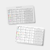 実習の表示順序 – ナース参照バッジ バッジ (表裏)