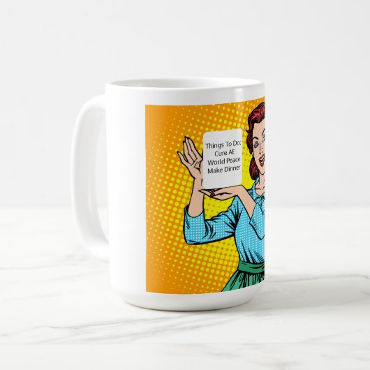 実行すべきこと:AEマグを硬化 コーヒーマグカップ (正面左)