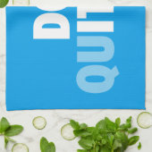 実行すやめる- やる気を起こさせる キッチンタオル (折り畳み)