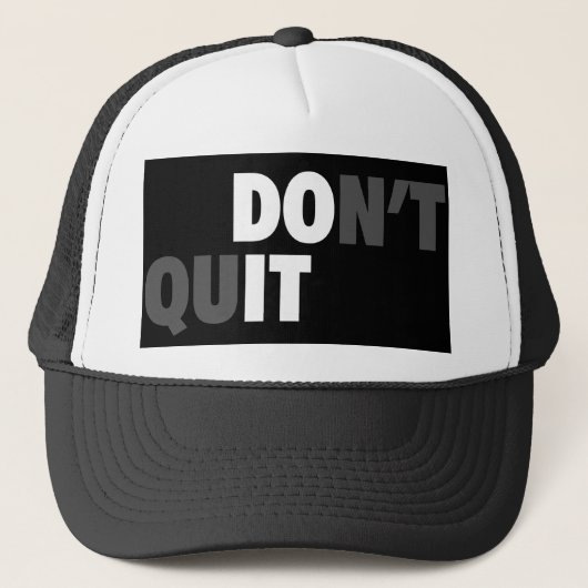 実行すやめる- やる気を起こさせる キャップ (正面)