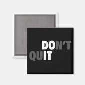 実行すやめる- やる気を起こさせる マグネット (正面/裏面)