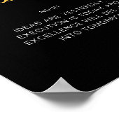 実行インスパイアの引用文 ポスター (角)