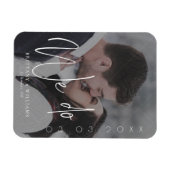 実行モダンするスクリプト | Romantic Photo日付を保存 マグネット (横)