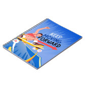 実行中のスケーター保：前に進やる気を起こさせるむ ノートブック (左側)