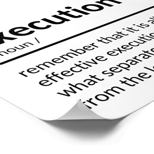 実行引用文 ポスター (角)