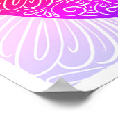 実行 – 前向き引用文 ポスター (角)