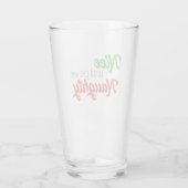 実証済みの飲み物いけなグラスまで タンブラーグラス (裏面)