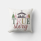 実話クリスマス・バイブル・バース クッション (正面)