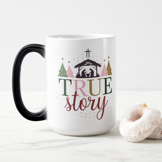 実話クリスマス・バイブル・バース モーフィングマグカップ (ドーナツ)