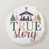 実話クリスマス・バイブル・バース ラウンドクッション (裏面)