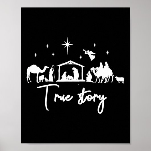 実話出生クリスマスベビー ポスター (正面)