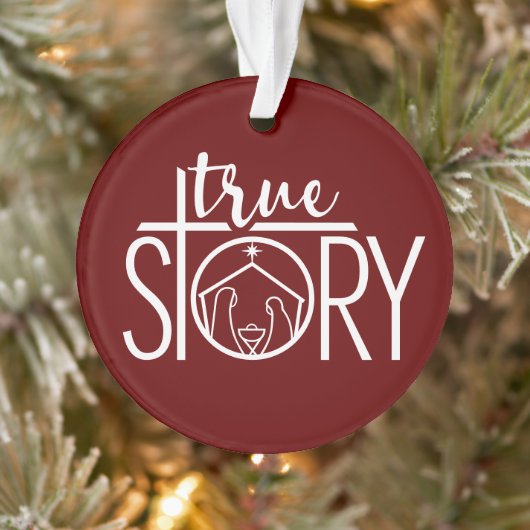 実話出生マリヨセフイエスクリスマス オーナメント (ツリー)