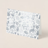 実質お洒落な森林創造物のすべての行事 箔カード (正面)