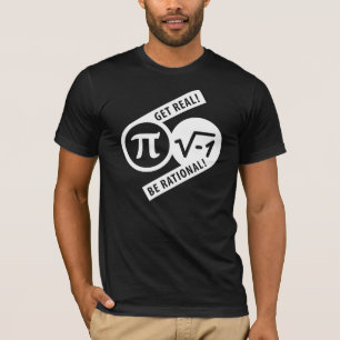 実質にあります理性的がなって下さい Tシャツ