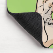 実質のかわいらしい女の子の女子学生クラブのおもしろい マウスパッド (コーナー)