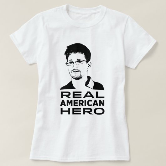 実質のアメリカの英雄 Tシャツ (デザイン正面)