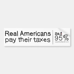 実質のアメリカ人 バンパーステッカー