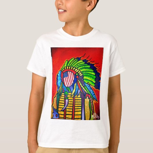 実質のアメリカ人 Tシャツ (正面)