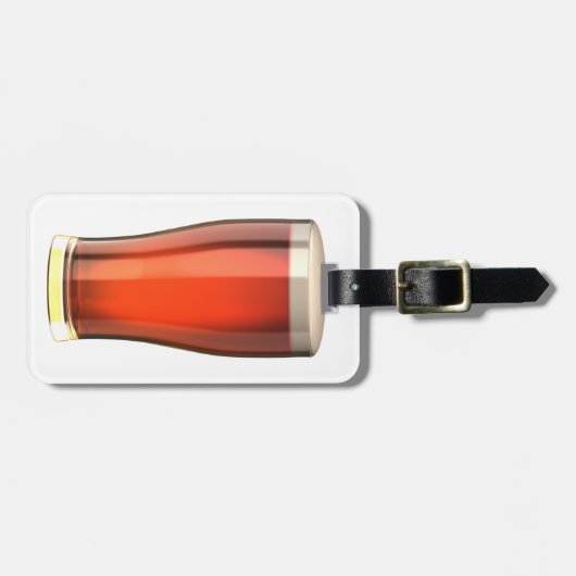 実質のエールビール ラゲッジタグ (正面横)