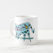 実質のキャットウーマンのマグ コーヒーマグカップ (正面左)