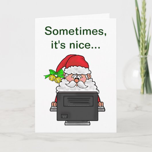 実質のクリスマスカードのクリスマスカード シーズンカード (正面)