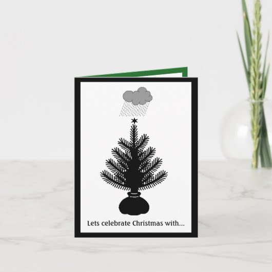 実質のクリスマスカード シーズンカード (正面)