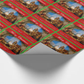 実質のクリスマス ラッピングペーパー (角)