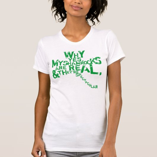 実質のシャムロックのTシャツ Tシャツ (正面)