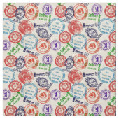 実質のスタンプとの質 ファブリック (見本)