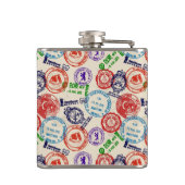 実質のスタンプとの質 フラスク (裏面)