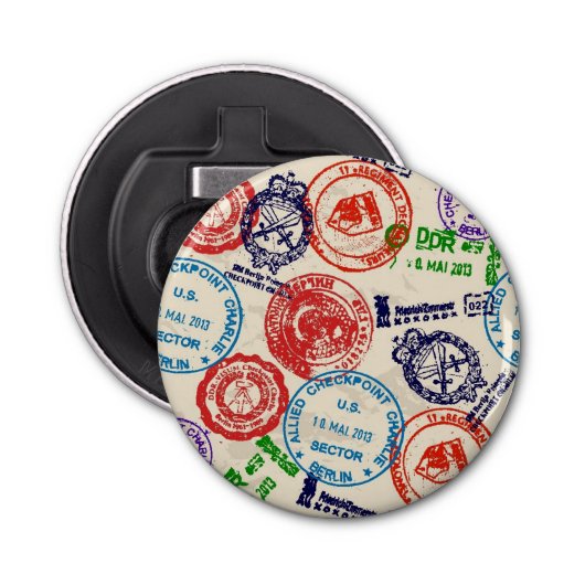 実質のスタンプとの質 栓抜き (正面)