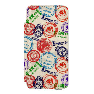 実質のスタンプとの質 iPhone SE/5/5sウォレットケース