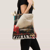 実質のブーイングキーボードのRoo トートバッグ (クローズアップ)